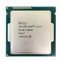 CPU Intel Core i5-4670 (3.4GHz turbo 3.8GHz, 4 nhân 4 luồng, 6MB Cache, 84W) – Socket Intel LGA 1150