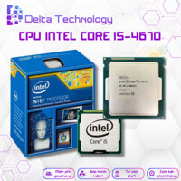 CPU Intel Core i5-4670 - Tốc độ Upto 3.8Ghz, 4 nhân 4 luồng, 6MB Cache, 84W - Socket LGA 1150, Tặng keo tản nhiệt
