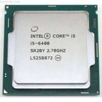 CPU Intel Core i5 6400 (3.30GHz, 6M, 4 Cores 4 Threads) TRAY chưa gồm Fan