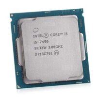 CPU Intel Core i5-7400 Tray (3.0GHz up to 3.5GHz, 4 nhân, 4 luồng, 6MB, 65W)