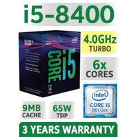 CPU Intel Core i5 8400 (4.00GHz, 9M, 6 Cores 6 Threads)-TRAY KO FAN
