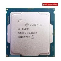 CPU Intel Core i5 8600K QSD | 3.6 GHz,6 Cores 6 Threads
