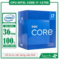 CPU Intel Core i7 12700 Box Chính Hãng Bảo Hành 3 Năm