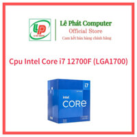 Cpu intel Core i7 12700F (LGA1700/ 12 nhân 20 Luồng/ 25MB Cache/ 125W) - Box Chính hãng - Đã có VAT