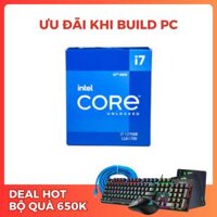Cpu Intel Core I7-12700K Box   (Intel LGA1700 - 12 Core - 20 Thread - Base 3.6Ghz - Turbo 5.0Ghz - Cache 25MB)