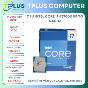 CPU Intel Core i7-13700K