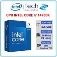 CPU Intel Core I7 14700K New Box Bảo Hành 3 Năm