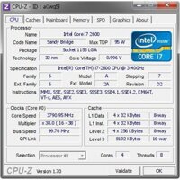 CPU Intel® Core™ i7-2600 Processor 8M Cache, up to 3.80 GHz 95