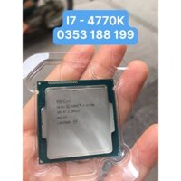 CPU Intel Core I7 4770K - Bảo hành 3 tháng