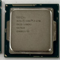 CPU intel core I7 4790 (3.6GHz up to 4.0Ghz,4 Core, 8 Threads, 8Mb) Tray