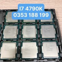 CPU Intel Core I7 4790K - Bảo hành 3 tháng