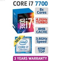 CPU Intel Core i7-7700 Tray + Fan Box