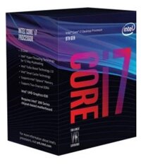 CPU Intel Core i7 8700 3.2Ghz Turbo Up to 4.6Ghz / 12MB / 6 Cores, 12 Threads / Socket 1151 v2 (Coffee Lake ) Tray