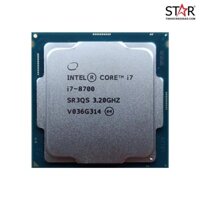 CPU Intel Core i7 8700 (4.60GHz, 12M, 6 Cores 12 Threads) TRAY chưa gồm Fan