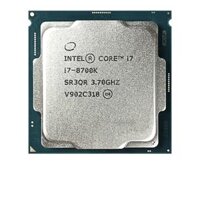 CPU Intel Core i7 8700K Cũ | LGA 1151, 6 nhân/12 luồng, Max 4.7 GHz