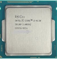 CPU Intel I3 4130  thế hệ 4  sk 1150 ( 3.4ghz, 3M, 2 Cores 4 Threads )