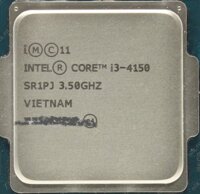 CPU Intel I3 4150  thế hệ 4  sk 1150 ( 3.5ghz, 3M, 2 Cores 4 Threads )