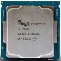 CPU intel I5 - 7500+7400 Tray không box+tản