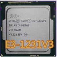 CPU Intel Xeon E3 1231v3 (3.80GHz, 8M, 4 Cores 8 Threads) hoặc core i7 4770