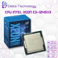 CPU Intel Xeon E3-1245v3 (~i7 4770) - Tốc độ Upto 3.8Ghz, 4 nhân 8 luồng, 8MB Cache, Socket LGA 1150, Tặng keo tản nhiệt