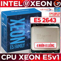 CPU Intel Xeon E5 2643 (3.3 - 3.5 GHz,10M,4C/8T) Tốc độ xung cao Cho X79 ( Cũ - 2ND )
