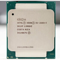 CPU Intel Xeon E5-2680 v3 (2.50GHz turbo up to 3.30GHz, 12 nhân, 24 luồng, 30MB Cache