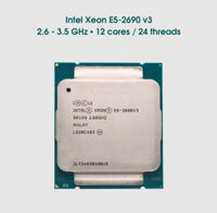 CPU Intel Xeon E5 2690V3 (2.6GHz Turbo Up To 3.5GHz, 12 nhân 24 luồng, LGA 2011) | Cũ