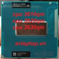 Cpu Laptop Core i7 ( 3610QM, 3620QM, 3630QM)