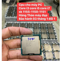 Cpu pc core i3 6100,7100,i5 3570,4590,6500,7500,8500,9500,9400F,i7 3770,4790,6700,7700,8700