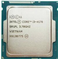 CPU SK 1150 Intel Core i3-4170 Tray (3.7GHz, 2 nhân, 4 luồng, 3MB, 54W)