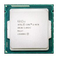 CPU SK 1150 Intel Core i5-4670 Tray + Fan (3.4GHz up to 3.8GHz, 4 nhân, 4 luồng, 6MB, 84W)