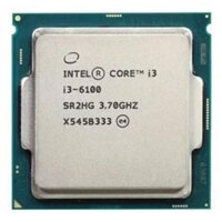 CPU SK 1151v1 Intel Core i3-6100 Tray (3.7GHz, 2 nhân, 4 luồng, 3MB, 51W)