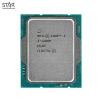 CPU SK 1700 Intel Core i3-12100F Tray (3.3GHz up to 4.3GHz, 4 nhân, 8 luồng, 12MB, 89W) dùng Vga rời