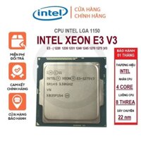 cpu xeon e3 1225v3 / e3 1245v3 / e3 1220v3 / e3 1271v3 ngang i7 4790 socket 1150/ tặng keo tản nhiệt