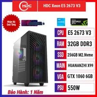 CPU Xeon E5 2678 V3 – RAM 32GB DDR3 – SSD 250GB M.2 Nvme – MAIN X99 4MT – GTX 1060 6GB