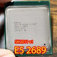 CPU Xeon e5 2689 sk 2011 (8 nhân 16 luồng - xung 3.3-3.6Ghz)