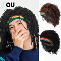 Cqu Reggae Dreadlocks Tóc Giả, Mũ Tóc Giả Hip-hop, Thanh Tóc Giả Nam Màu Đen / Nâu Chất Lượng Cao