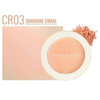 [CR03 Sunshine Coral] Phấn Má Hồng THE SAEM Saemmul Single Blusher 5g