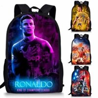 CR7 Balo Cho Bé Cristiano Ronaldo Túi Đi Học Nhẹ Chống Nước Ba Lô