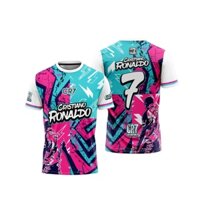 Cr7 Cristiano Ronaldo Áo Thun Thăng Hoa | Quạt Baju CR7 Cristiano Ronaldo G.O.A.T Chất Lượng Cao | Áo Thun Nam Thiết Kế Đơn Giản Hợp Thời Trang | Áo jersey Nữ Kiểu Dáng Đơn Giản Trẻ Trung Năng Động