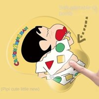 Crayon Mới Miếng Lót Chuột Miếng Lót Cổ Tay Anime Hoạt Hình Miếng Lót Cổ Tay Mông 3d Ngực Silicon Cổ Tay Miếng Lót Chuột Đệm