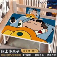 Crayon Shin-Chan Giường Bàn Nhỏ Ký Túc Xá Cô Gái Trên Tầng Tầng Dưới Có Thể Gập Lại Hoạt Hình Dễ Thương Phòng Ngủ Trẻ Em Vịnh Cửa Sổ Học Viết Bàn Làm Việc Laptop Hiện Vật Lười Bàn Ký Túc Xá Ngồi