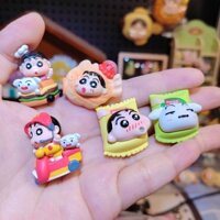 Crayon Shin-Chan Khoai Tây Chip Taiyaki Búp Bê Dễ Thương Cub Nhỏ Chất Liệu pu Có Thể Đấm Như Móc Khóa Dây Xích Điện Thoại Di Động