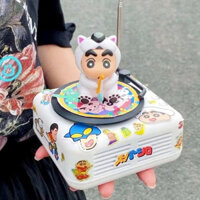 Crayon Shin-chan Loa Bluetooth Mini Máy Ghi Âm Dễ Thương Để Bàn Bluetooth Di Động Âm Thanh Di Động Quà Tặng Sinh Nhật Quà Tặng Giáng Sinh