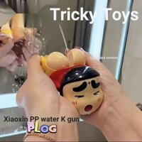 Crayon Shin-Chan Mông Súng Nước Đồ Chơi Tricky Sáng Tạo Súng Nước Xịt Thủy Phân Áp Lực Đồ Trang Trí Chiến Đấu Nước Đồ Chơi Trẻ Em Chơi Súng