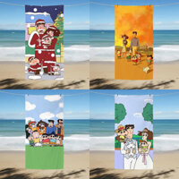 Crayon Shinchan Khăn Tắm Nohara Shinnosuke Anime In Khăn Đi Biển Thấm Hút Nhanh Khô Khăn Tắm Microfiber
