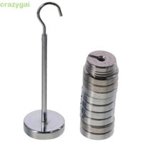 Crazygai Trọng lượng có thể tháo rời, Bộ trọng lượng có rãnh bằng đồng thau cao cấp màu bạc, chính xác với móc treo & Khoa học tổng hợp