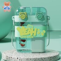 [Crd] Mùa Hè 2025 Mới Trẻ Em Bình Nước Sinh Viên Đôi Uống Ống Hút Bình Hoạt Hình Dễ Thương Bình Nước Ngoài Trời Cốc Di Động