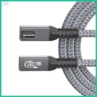 Cre Tốc Độ Cao USB 4Cable 240W USB C Sang USB C Cáp Với 40Gbps Truyền Dữ Liệu Màn Hình 8K Hỗ Trợ Đầu Nối Góc Phải