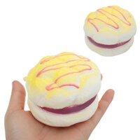 Cream Pineapple Bread Bag Puff Squishy 8cm Slow Rising Toy Soft Gift Collection